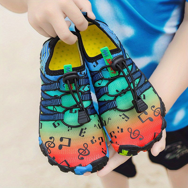 SAGUARO Niños Niñas Escarpines Deportes Acuáticos Zapatos de Agua Descalzo  Barefoot Respirable Calcetines de Natación Aire Libre Piscina de Playa Mar  Calzado,American Rojo 20/21 EU : : Moda