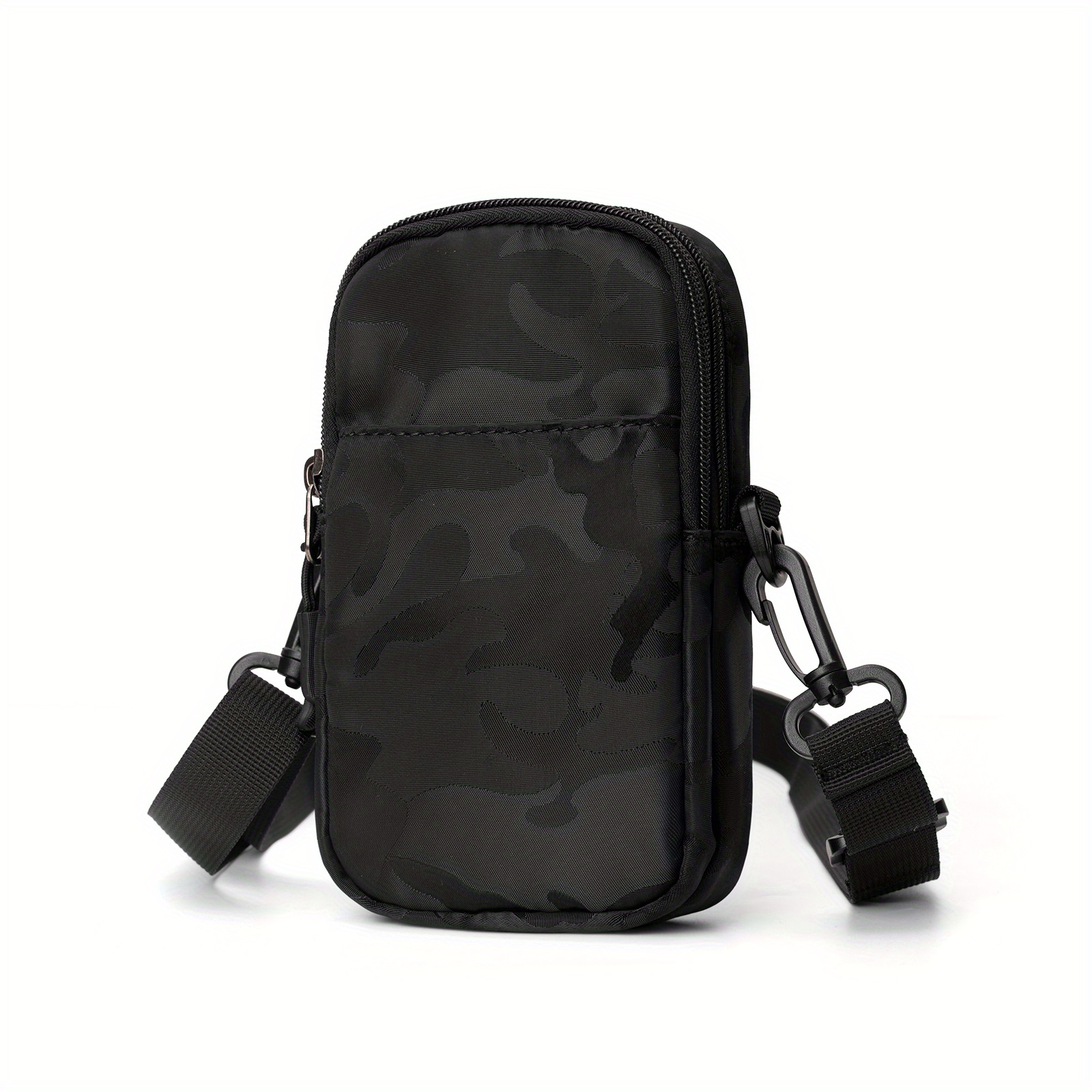 Men's Casual Mini Shoulder Bag, Multifunctional Mobile Phone Bag