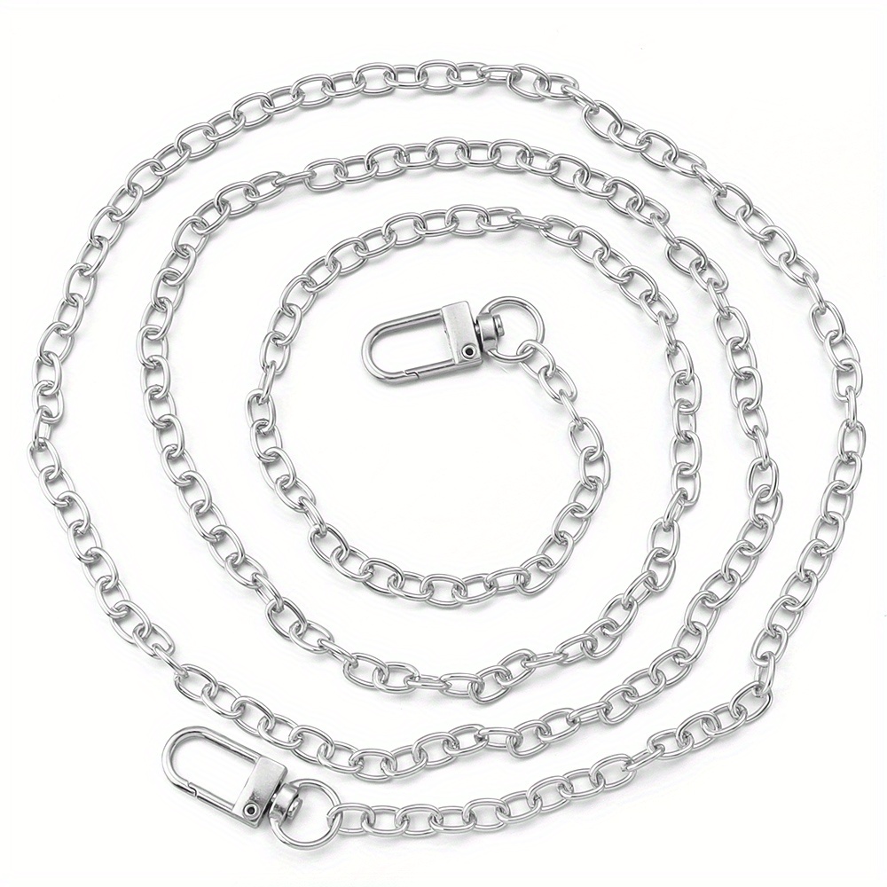 Correa de cadena de Metal gruesa para bolso de mujer cadena Likrtyny de  120cm de largo bolso de hombro bolso de mano cinturones ASA cadenas de  repuesto accesorios para b
