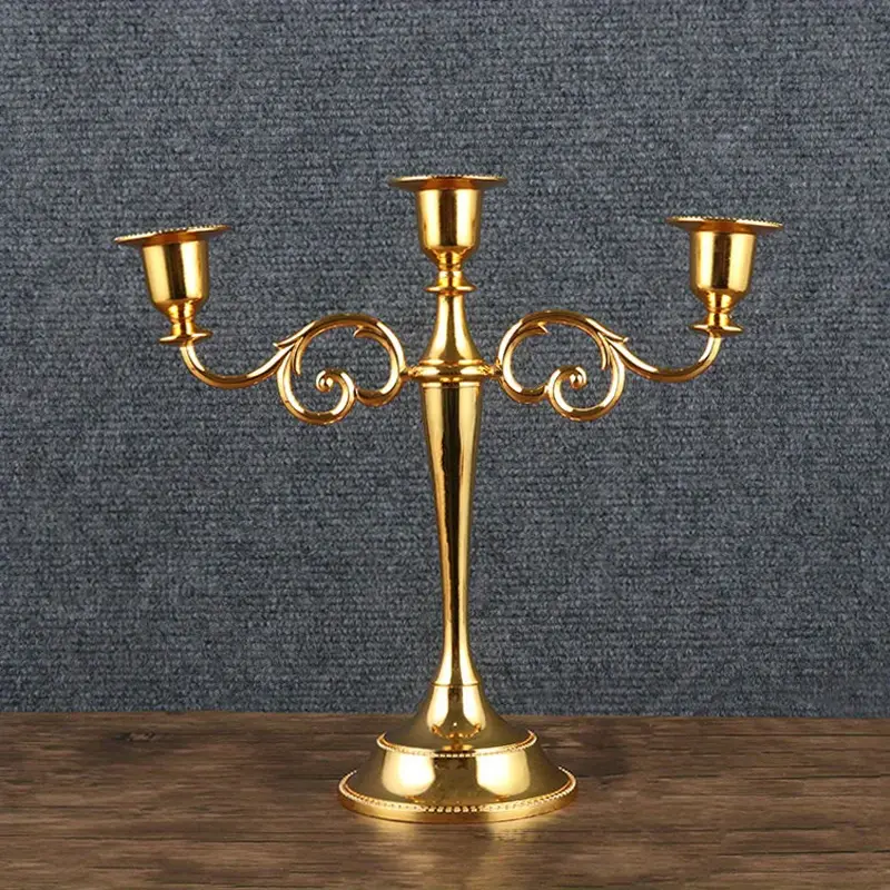 Bronze Candelabra Metal 5 arms/3 Arms Candle Holders Home - Temu