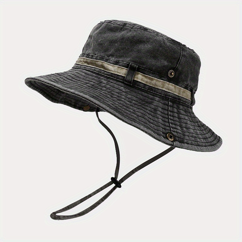 Cotton Fishing Safari, Cotton Bucket Hat, Fishing Hat Men, Cotton Sun  Hat