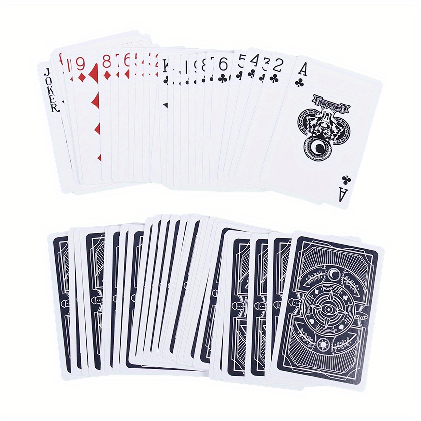 KAV Grand jeu de cartes à jouer pour 52 jeux de jeu, fête de famille, soirée