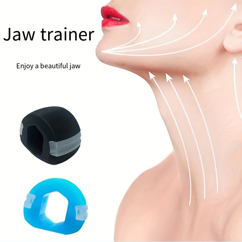 BetterZ Jaw Exerciser Facial High Tenacity Silicone Household Chin Trainer  for Home 
