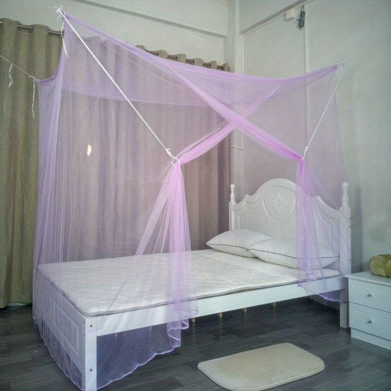 1pc Mosquito Net For Bedroom Bed Canopy Easy Installation, Encrypted Gauze  Mosquito Repellents Net For Dormitory Apartments Bedroom Guest Room