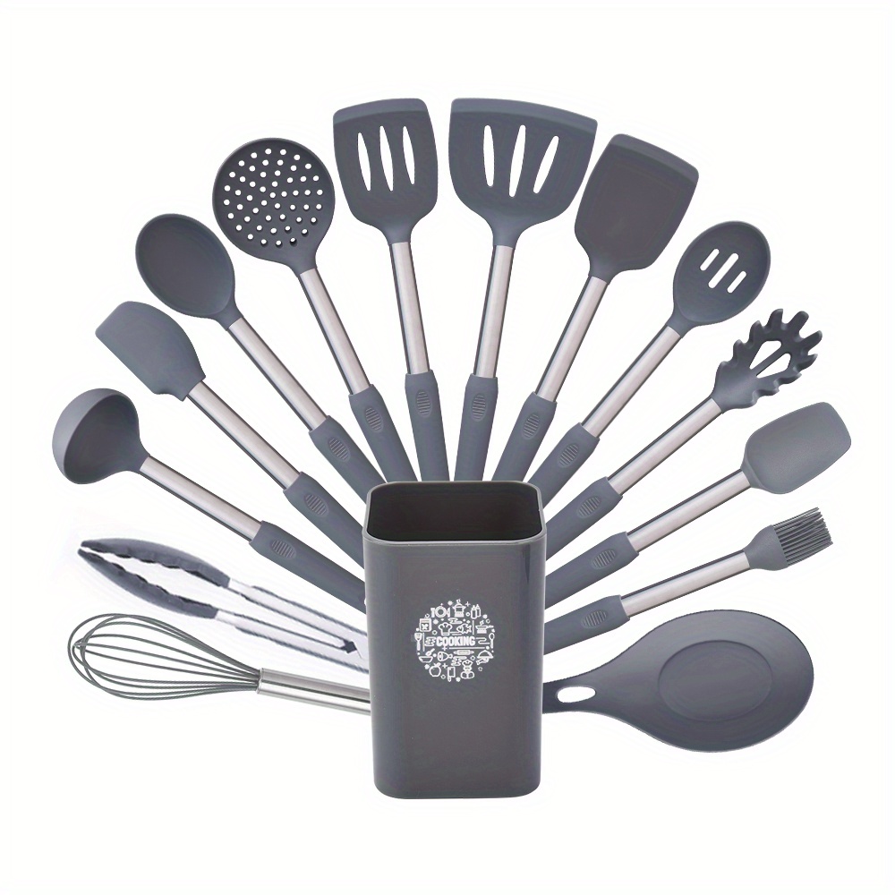 Home Hero Stainless Steel Kitchen Utensil Set Non Stick Cooking