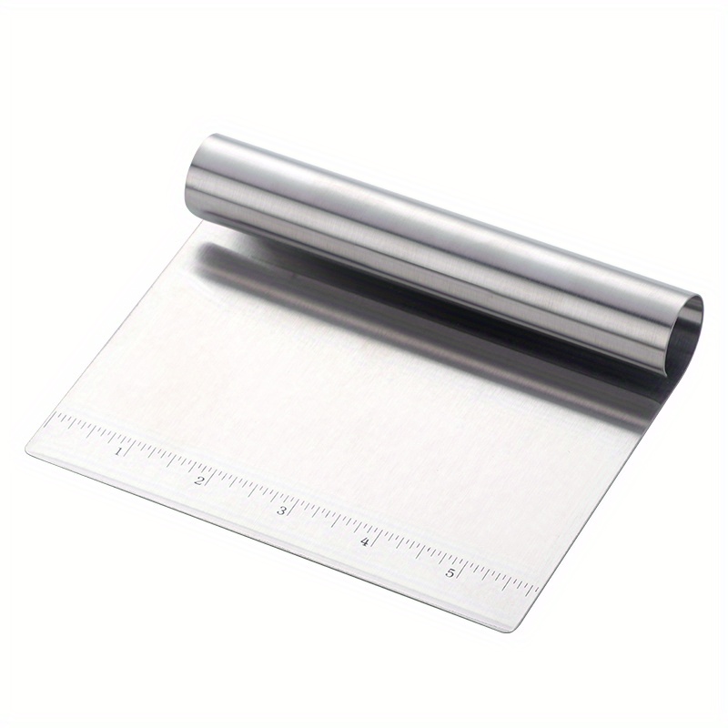 Household Kitchen Scraper With Scale Stainless Steel Semi - Temu