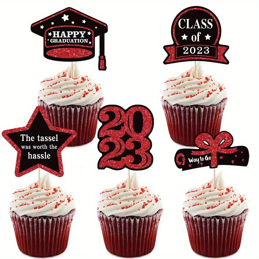 2023 Graduation Season Cake Decoration Insert Graduation - Temu