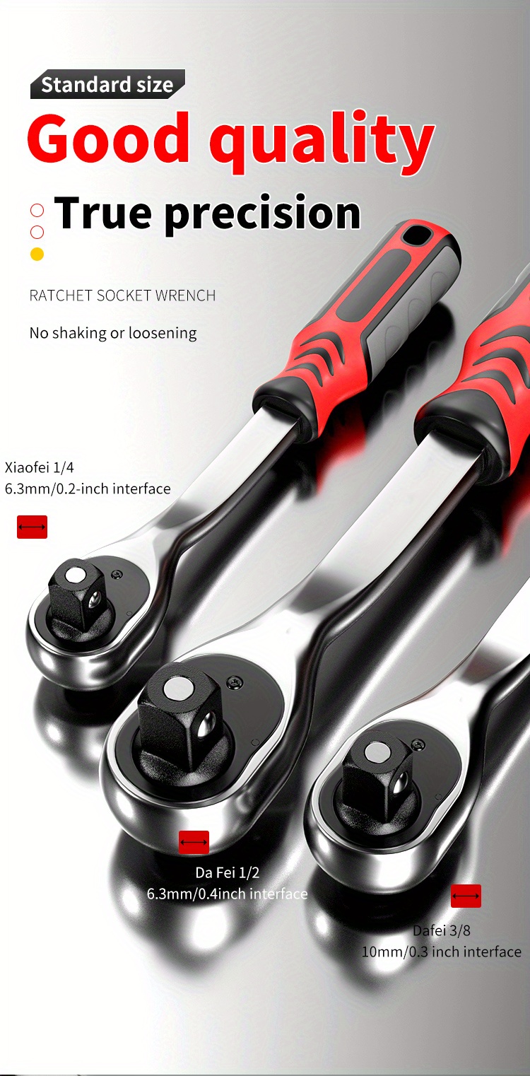 Quick Sleeve Two way Mechanics Special Wrench Ratchet Wrench Temu