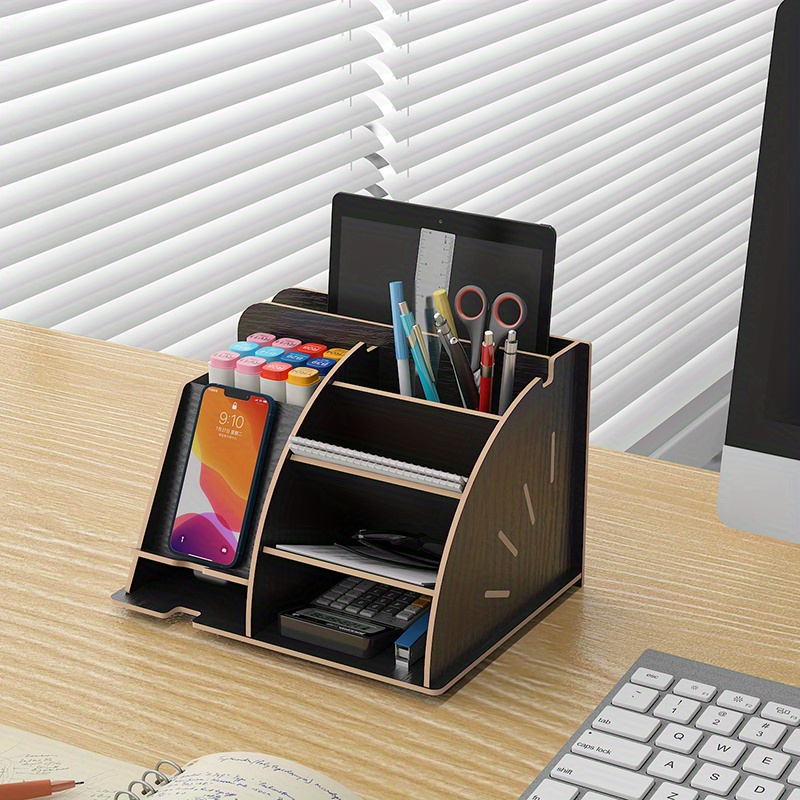 Marbrasse Mesh Desk Organizer, Multi-Functional Pen Holder, Desktop  Stationary Organizer, Storage Rack for School Home Office Art Supplies  (Mesh Pen