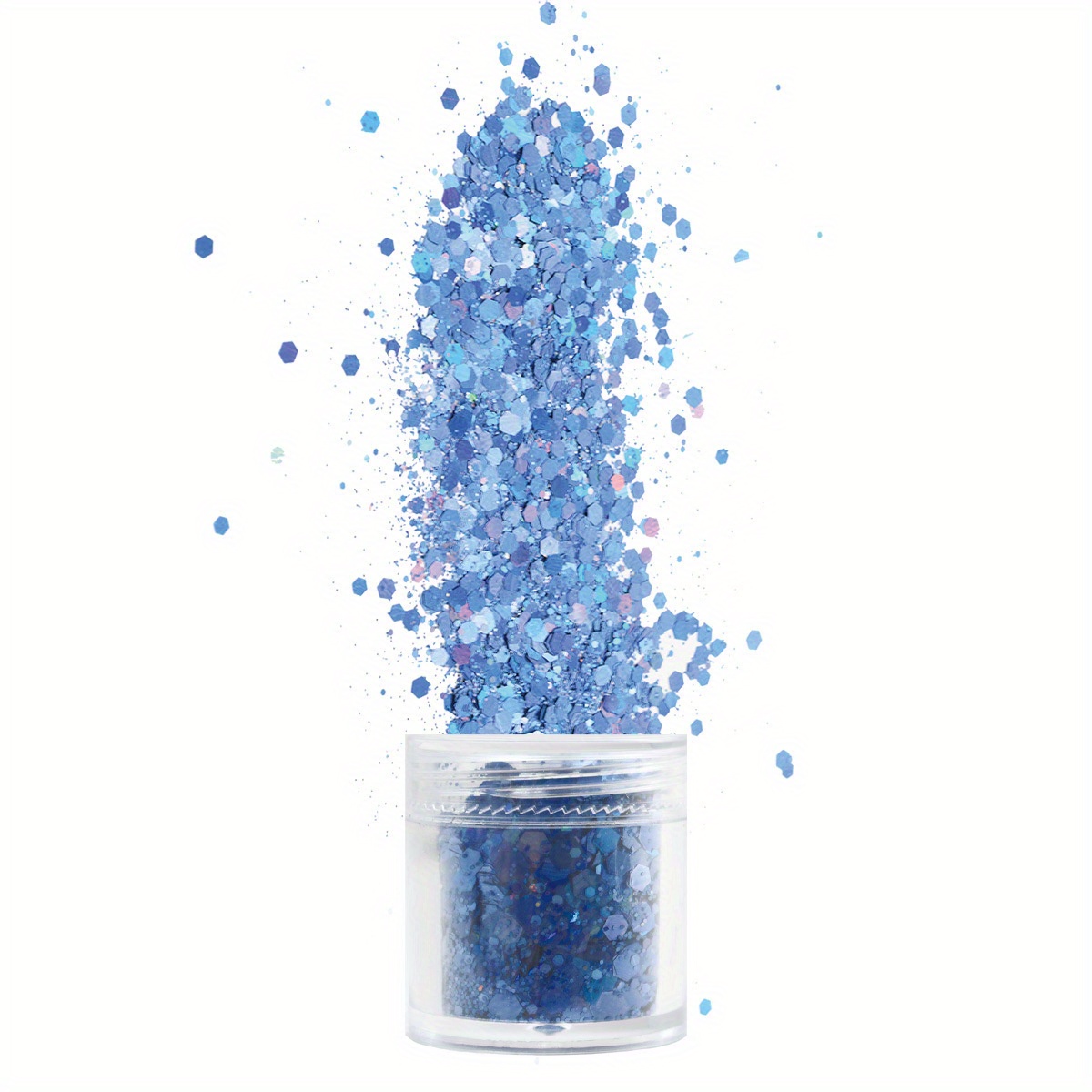 Holographic Glitter for Nails - Fine Glitter Powder for Nail Designs,  Acrylic Nails, and Nail Art - Sparkling Confetti for Nail Decorations