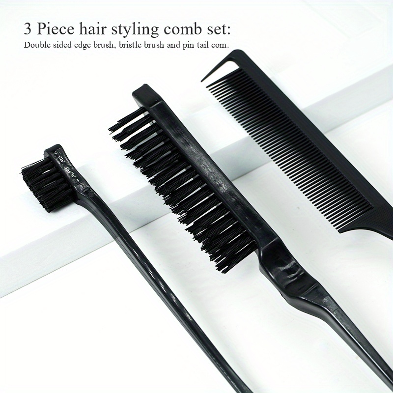 Professional Hair Styling Comb Set Smooth Shiny Hair Teasing - Temu