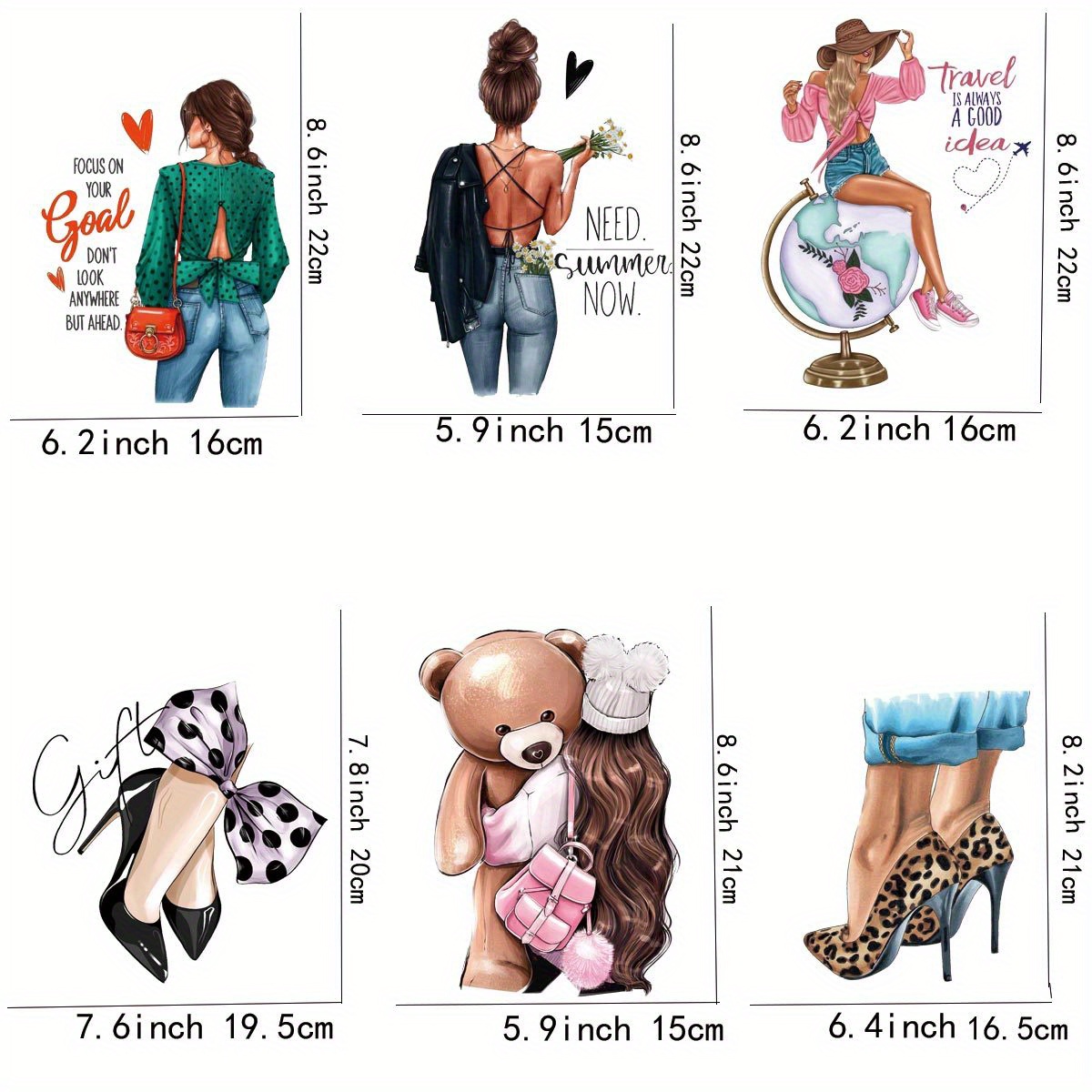 Fashion Stickers, Unique Designs