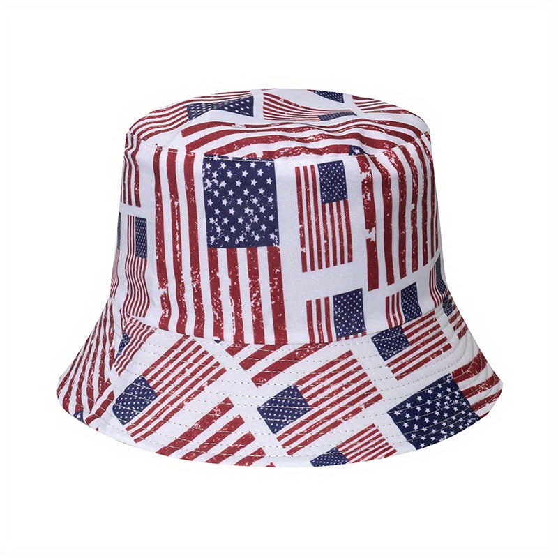 Independence Day National Day Fishermans Hat Double Sided Sun