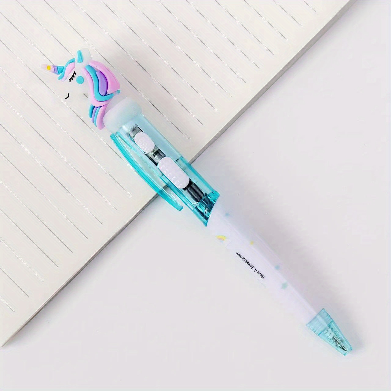 Unicorn Lamp Pen: Creative & Luminous Light Ballpoint Pen for Students &  Office Supplies