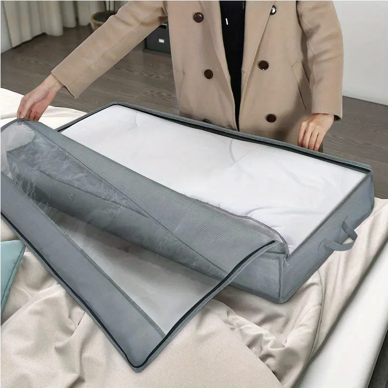 Honeier 96l under bed storage bags with reinforced handle 2pcs