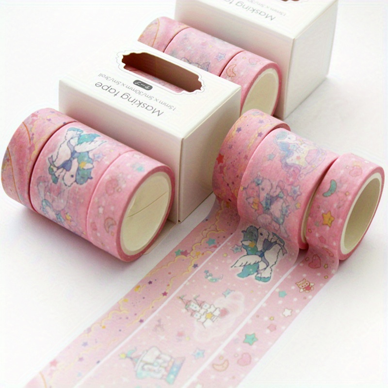 Nastro Washi Con Motivi Floreali - 6 Rotoli Da 50mm X 2m, Per DIY E Decorazioni - Foto 9