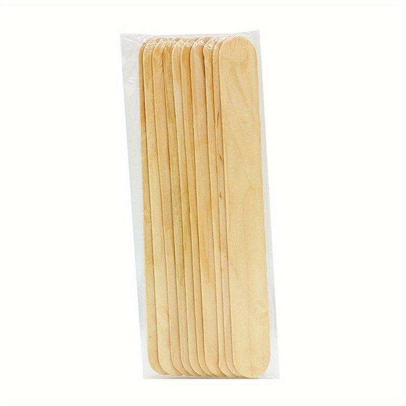 Waxing Natural Wood Body Hair Removal Sticks Applicator Wood - Temu