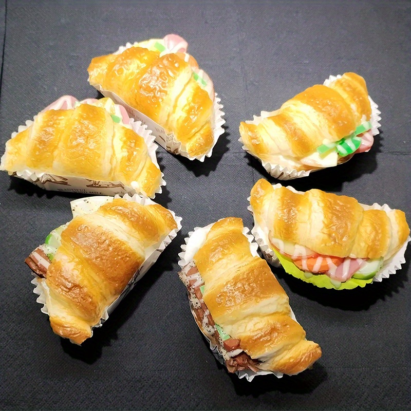 Simulation Bread Horn Bread Sandwich Decorative Cake Props Baking House