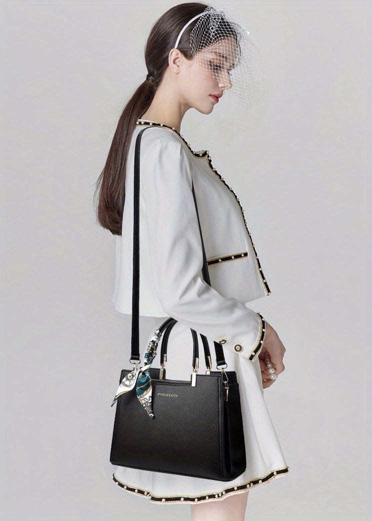 TRENDY SILK SCARF HALF CIRCLE TOTE BAG JY-D-0592 > Fashion Handbags > Mezon  Handbags