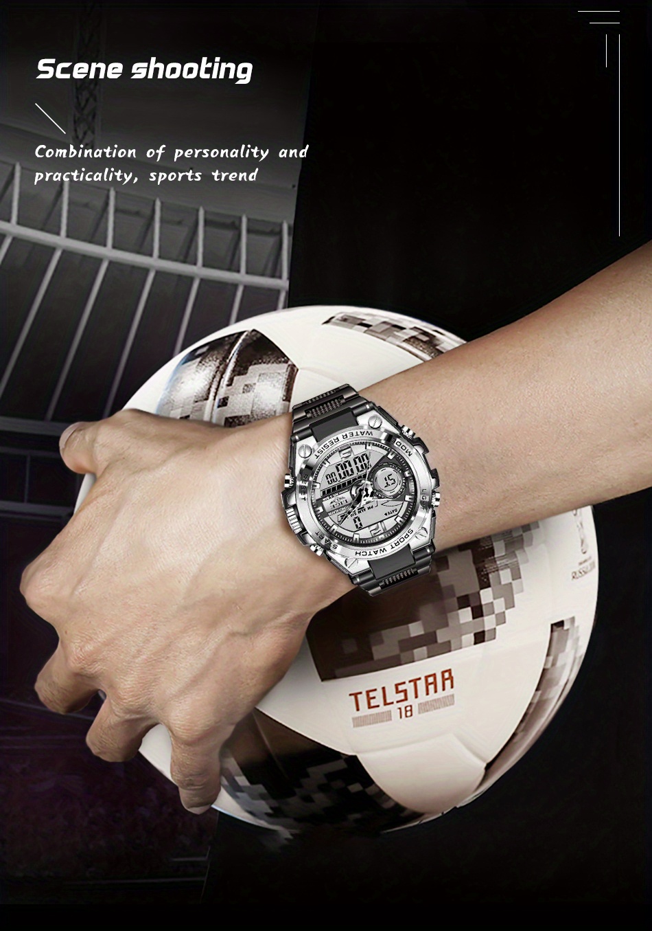 Reloj deportivo hombres impermeable led relojes digitales cronómetro reloj  de marcación grande para hombre 8038 Relogio masculino hombres relojes de  cuarzo