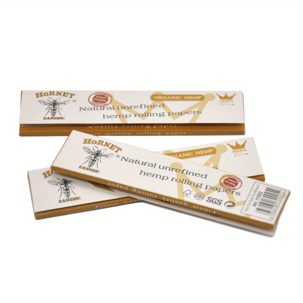 Rolling Papers, Natural Unrefined Rolling Paper Cones, King Size