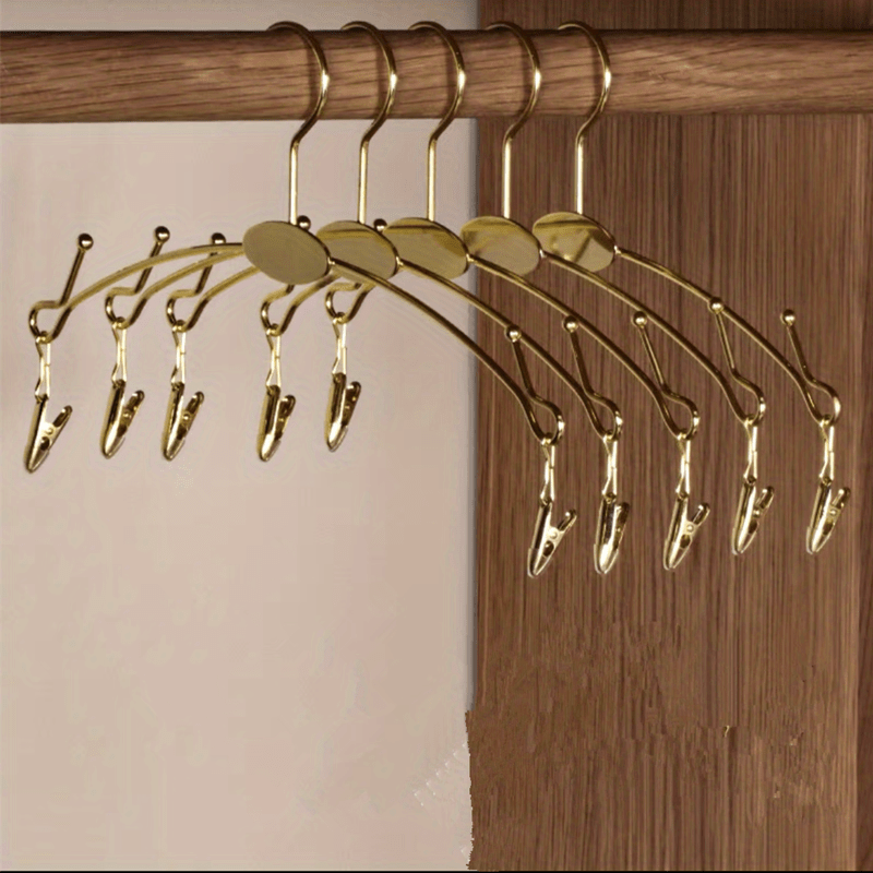 Gold Metal Coat Hangers Kmart Set Of 10 For Womens Underwear, Bras, Panties,  Socks Display And Organize Your Clothing With Hanging Clip Hooks From  Tikopo, $22.5