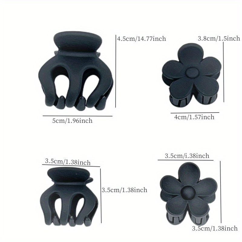 Ponytail Hair Claw Small Flower Hair Claw Bangs Clip Side Temu United