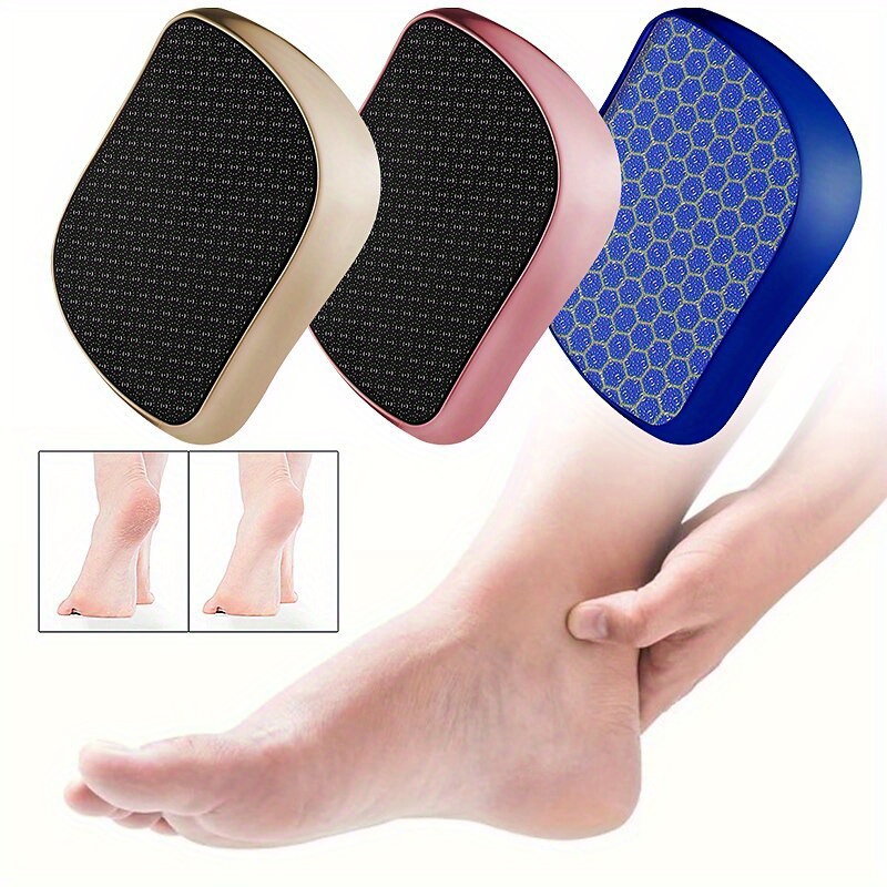 Foot File, Foot Callus Remover for Feet, Crystal Foot Scrubber Dead Skin  Remover for Feet Hands, Foot Scraper for Callus Removal, Foot Care Pedicure  Tools for Woman Man, Heels Callus Scrubber Yellow