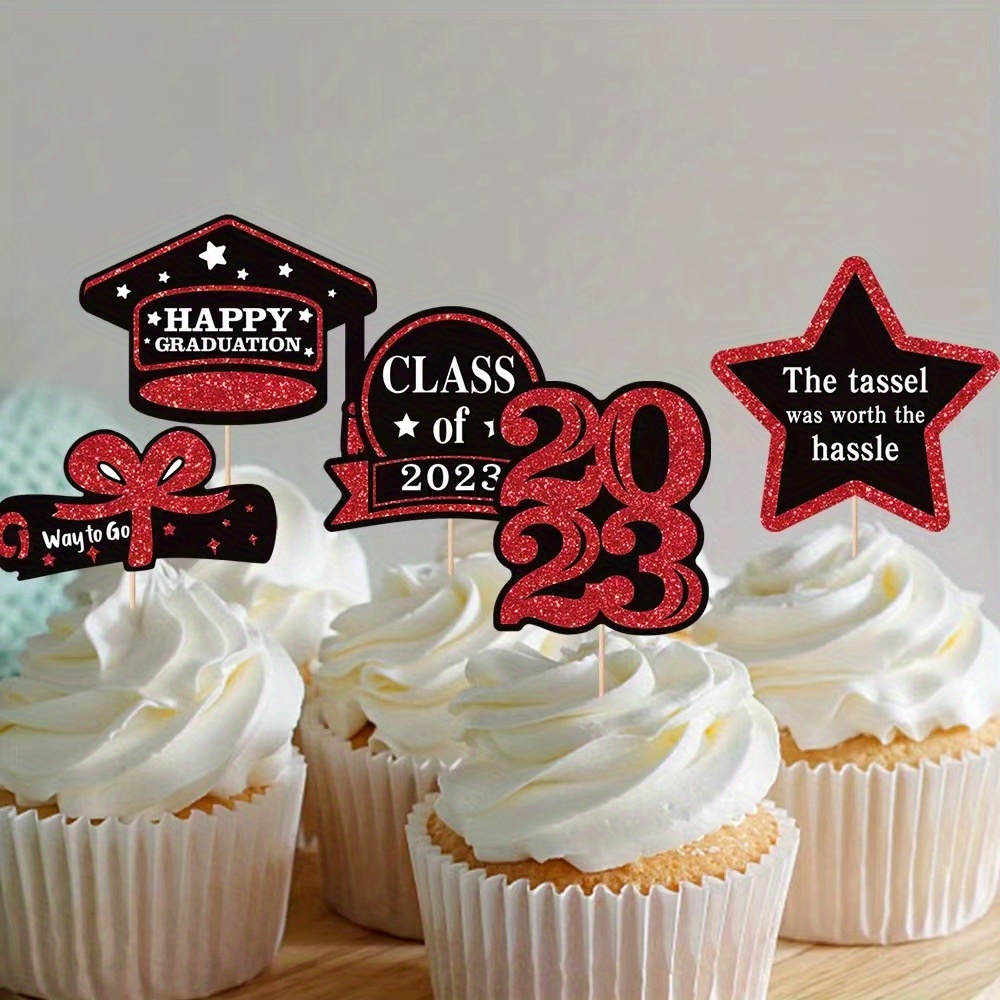 2023 Graduation Season Cake Decoration Insert Graduation Temu