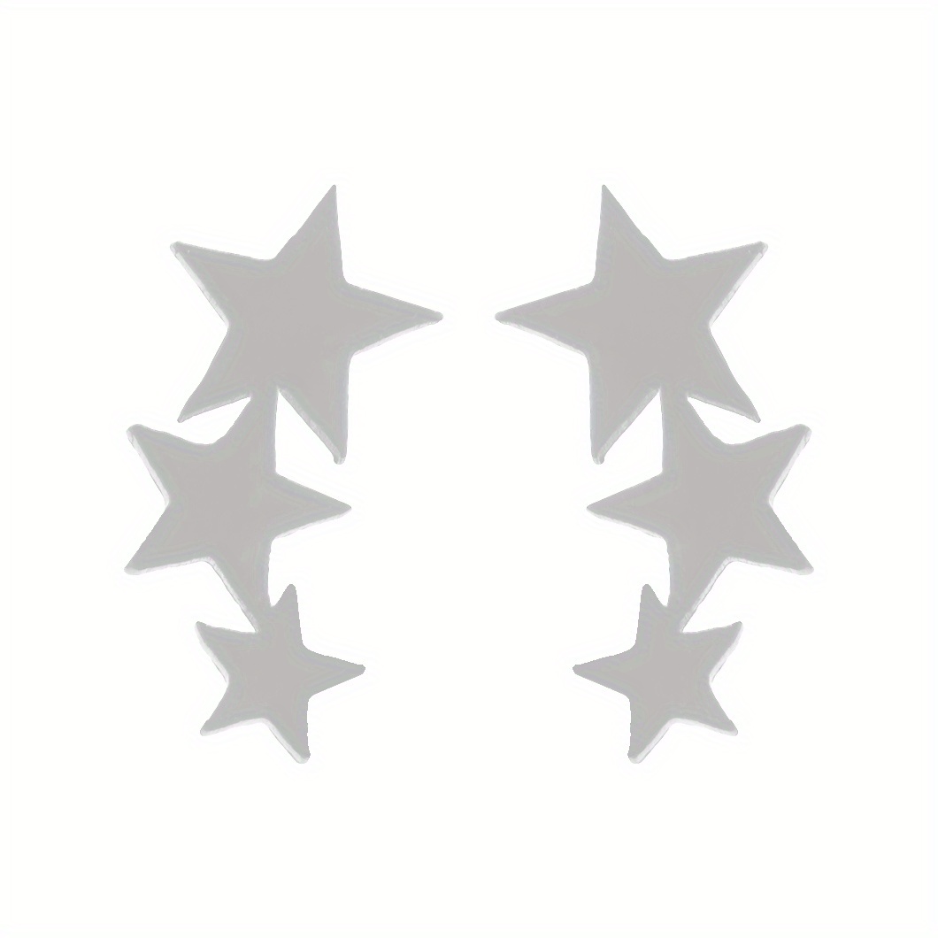Stainless Steel Geometric Star Stud Earrings Small Earrings
