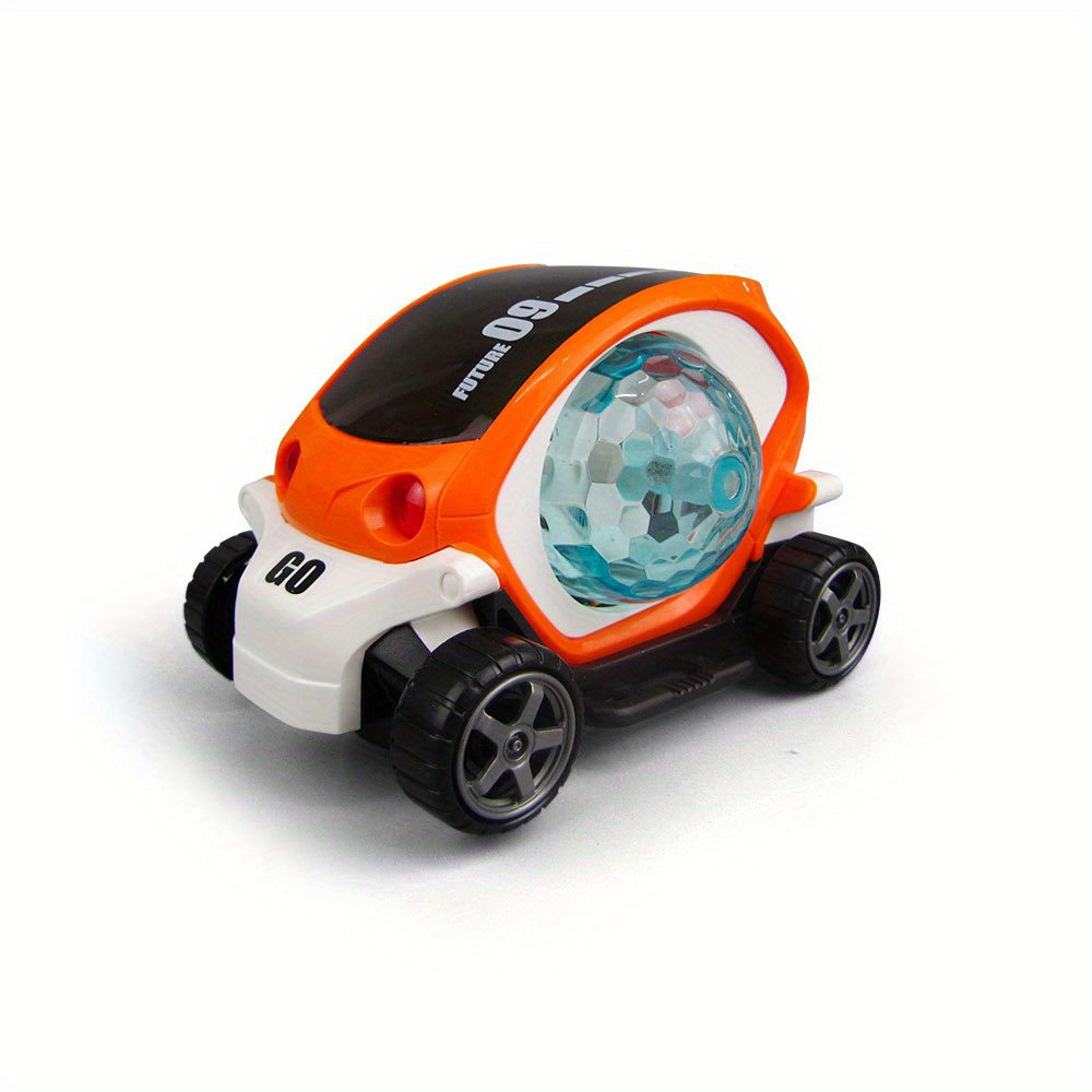 Generic jouets enfants voiture électrique lumineuse universel rotatif  coloré avec musique à prix pas cher