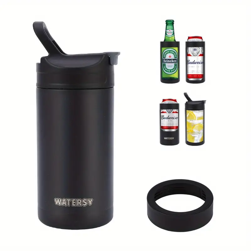 Watersy Can Cooler And Water Bottle Powder Coat 4 in 1 Can - Temu