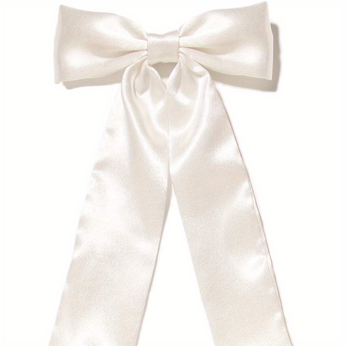 White Hair Ribbon for Bride Silk Hair Ribbon Long Hair Ribbon Ties