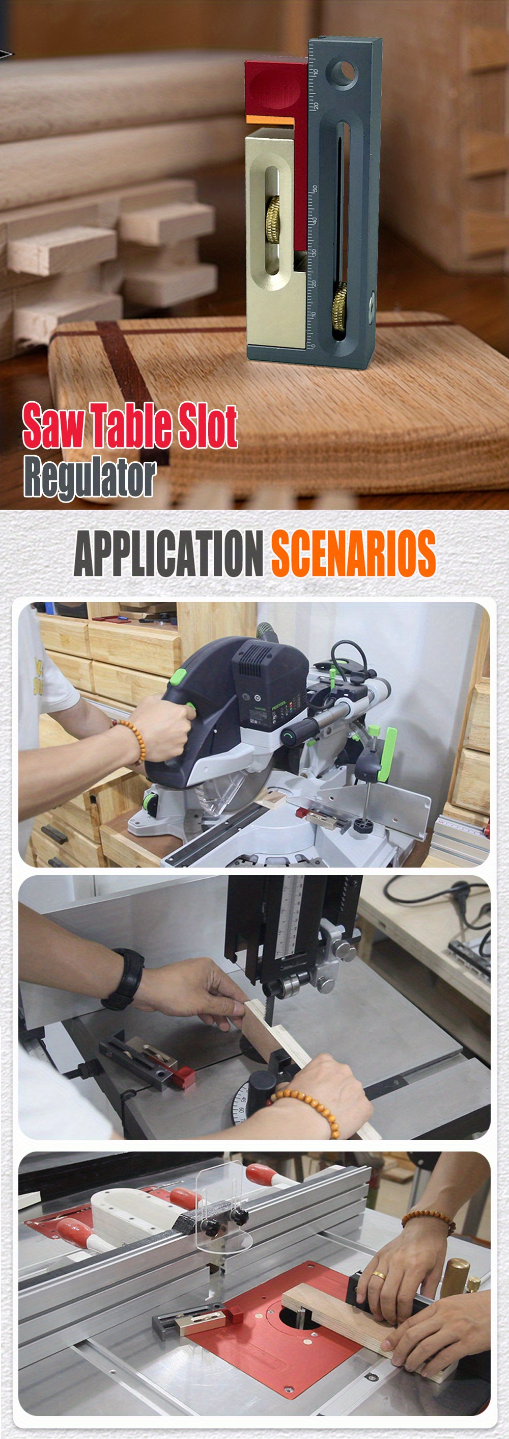 Carpenter Tools Saw Table Saw Seam Adjuster Tenon Mortise Temu