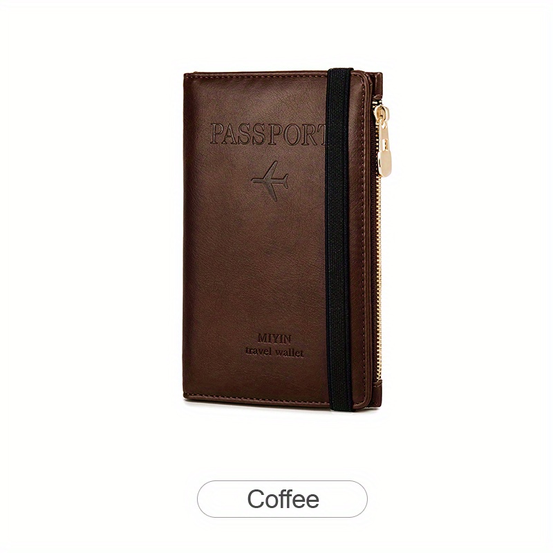 Designer Leather Passport Case