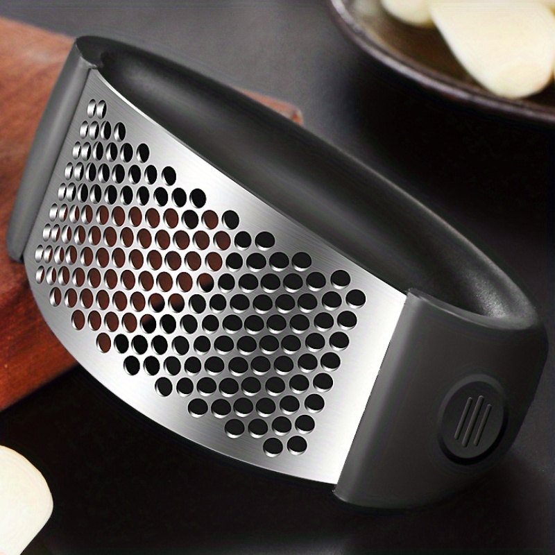 Garlic Press Stainless Steel Garlic Press Rocker Metal - Temu