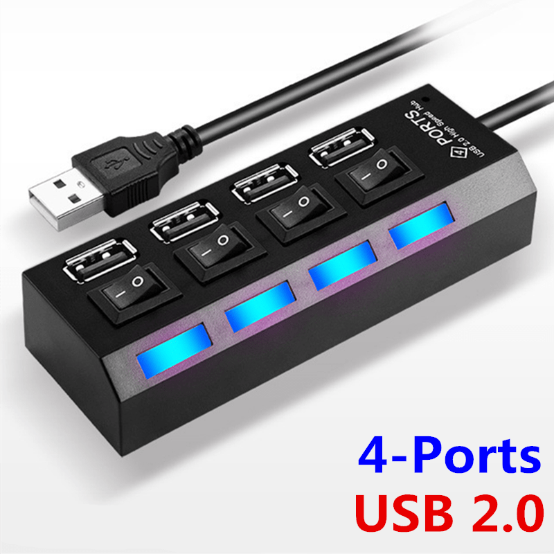4 Port USB 3.0 Faceup Design HUB with Individual Power Switches and  LEDs-奥睿科官网