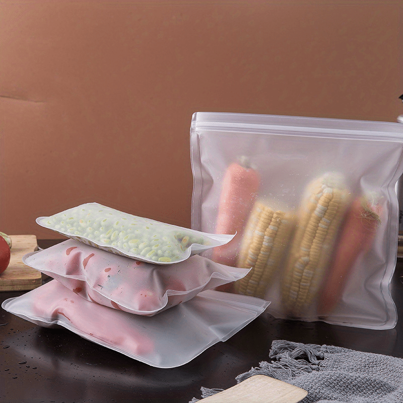 Leakproof Eva Silicone Sandwich Bags - Reusable Stand Up Zip Lock