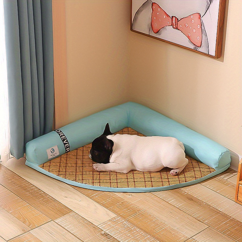 summer cat kennel dog kennel mat pet bed summer pet dog bed cat floor sofa details 0