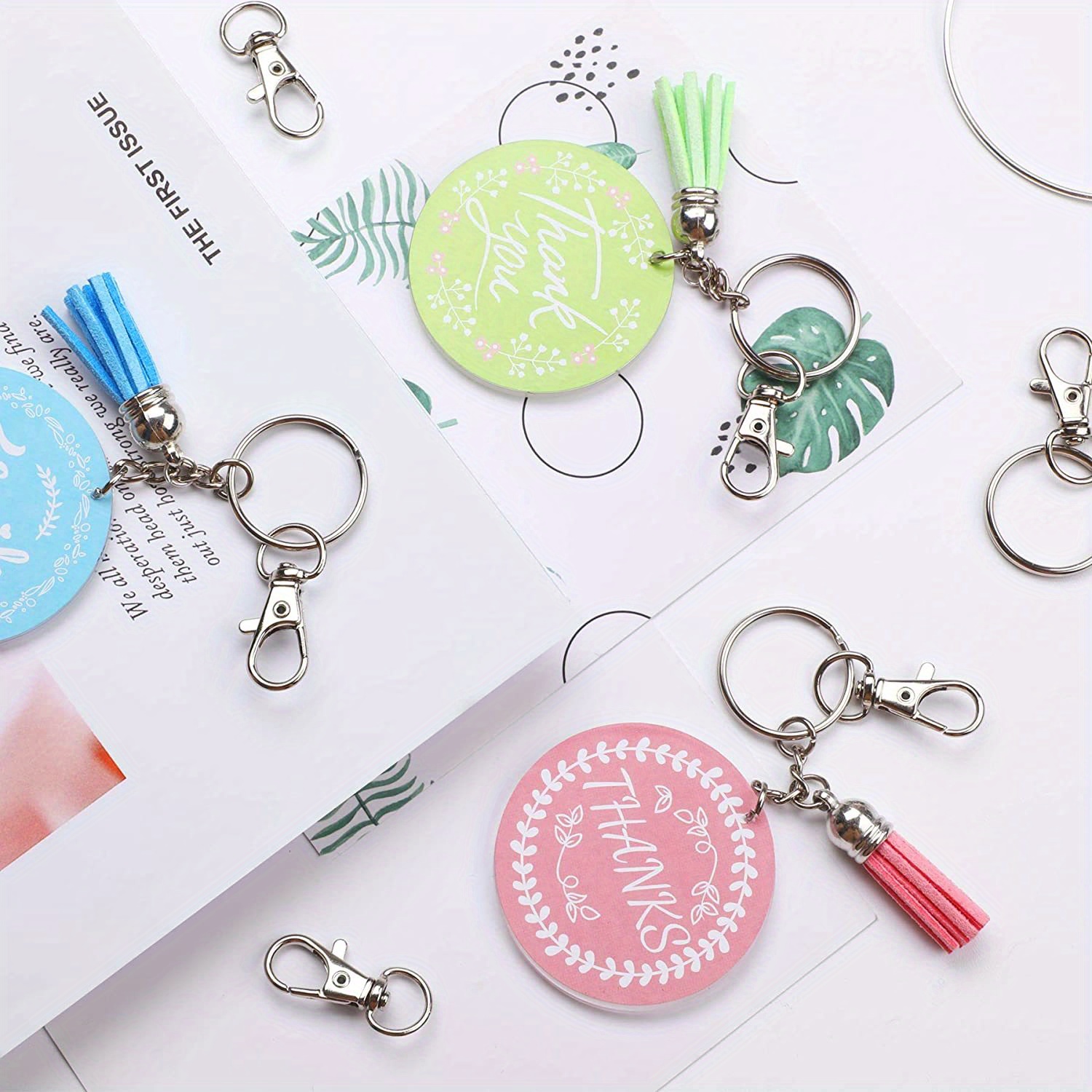 Key Chain Hooks Key Rings Key Chain Clip Hooks Rings Diy Temu