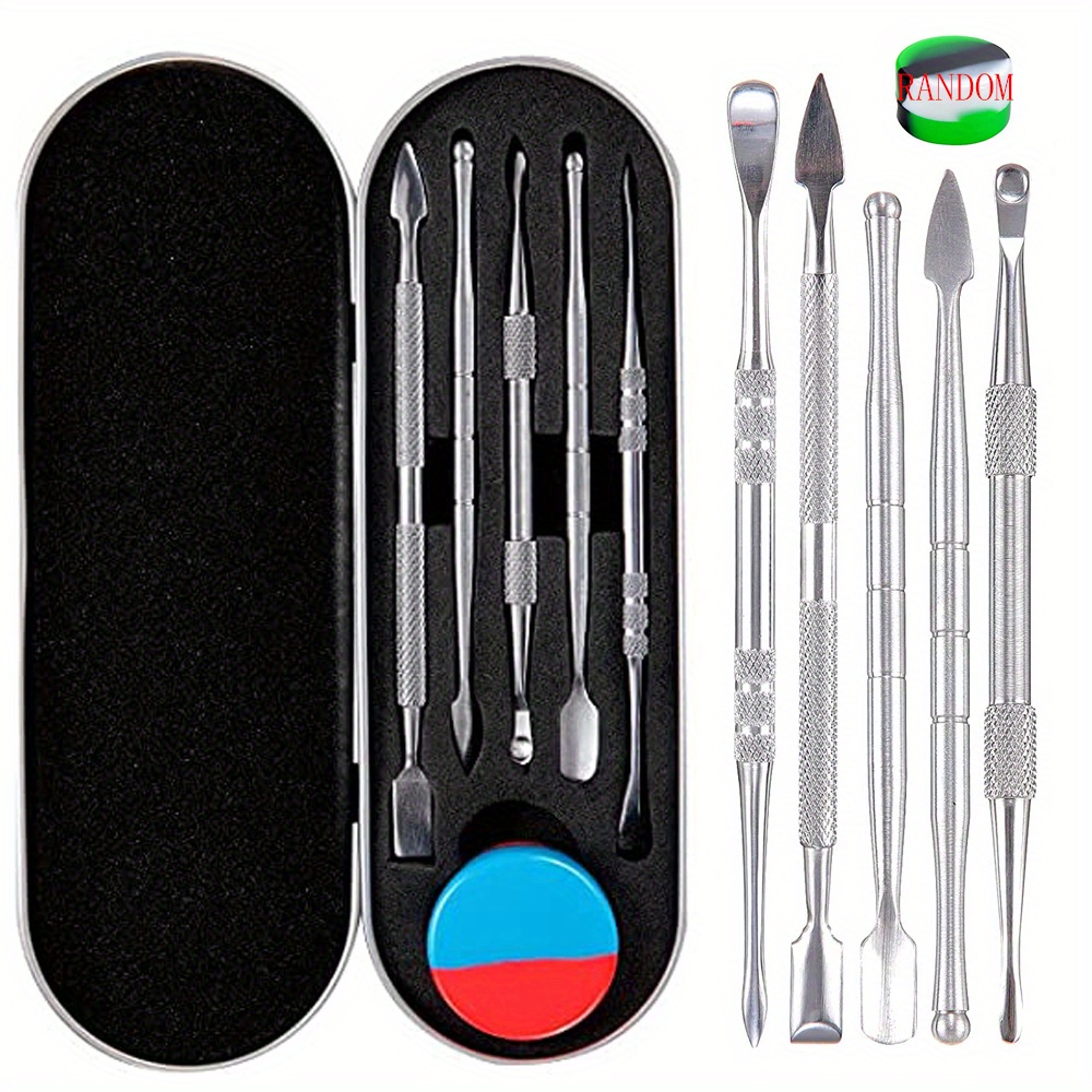 Dab Tools Kit: Wax Carving Tool + Silicone Containers + Box