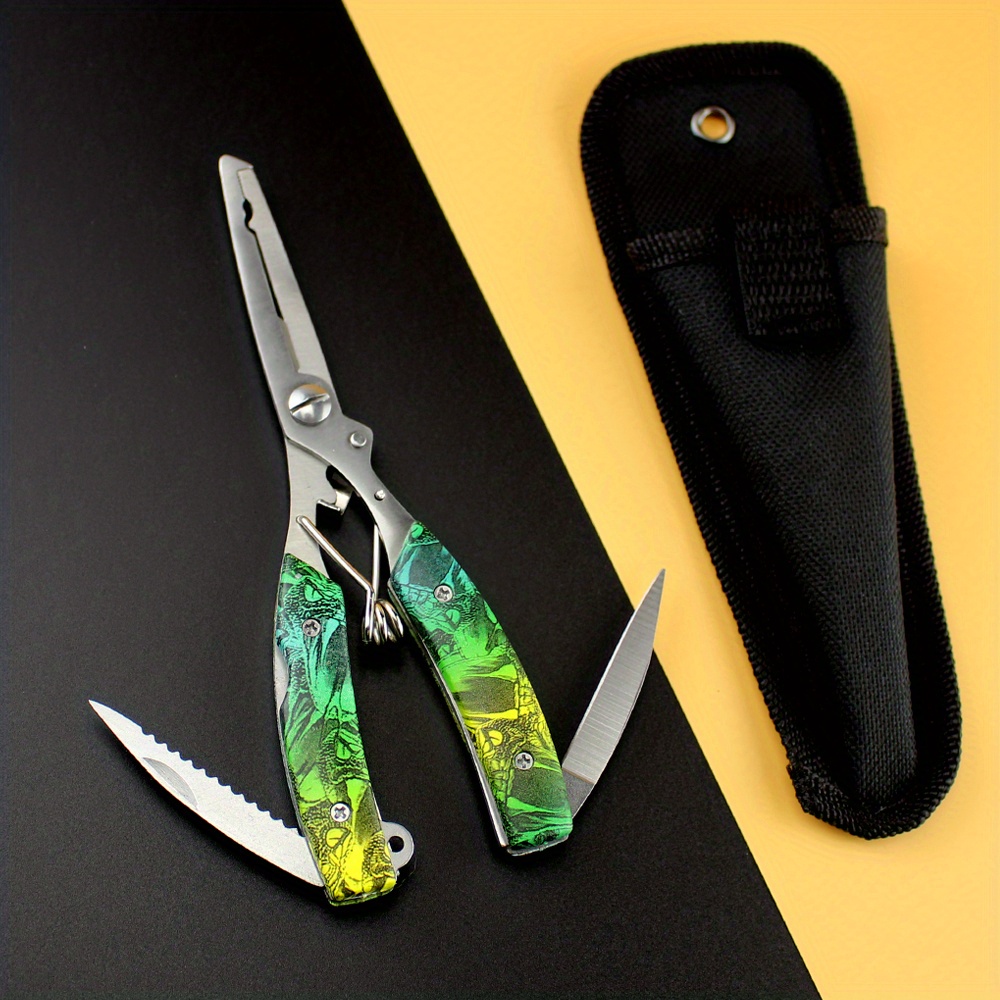 Stainless Steel Fishing Pliers Strong Cutting Scissors - Temu Canada