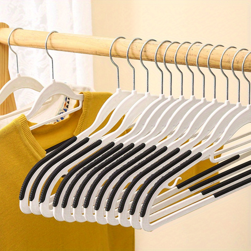 Pp Hangers Large Wavy Clothes Hangers Seamless Non slip - Temu