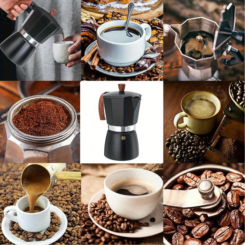 Aluminum Coffee Maker Moka Cafeteira Expresso Percolator Pot Italian  Concentrated Drip Pot - Temu