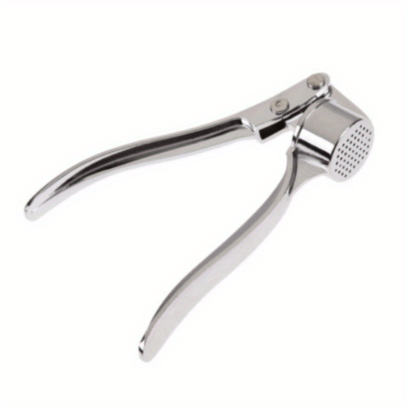 1pc Stainless Steel Garlic Press Household Vegetable Ginger Masher Handheld  Ginger Garlic Tool, Kitchen Accessories