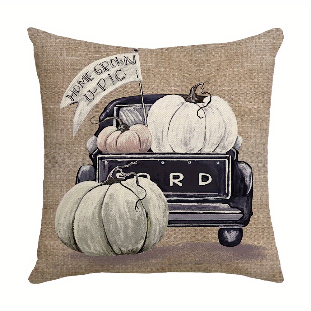 Fall Pumpkin Decorative Throw Pillow Covers Add A Touch Of - Temu