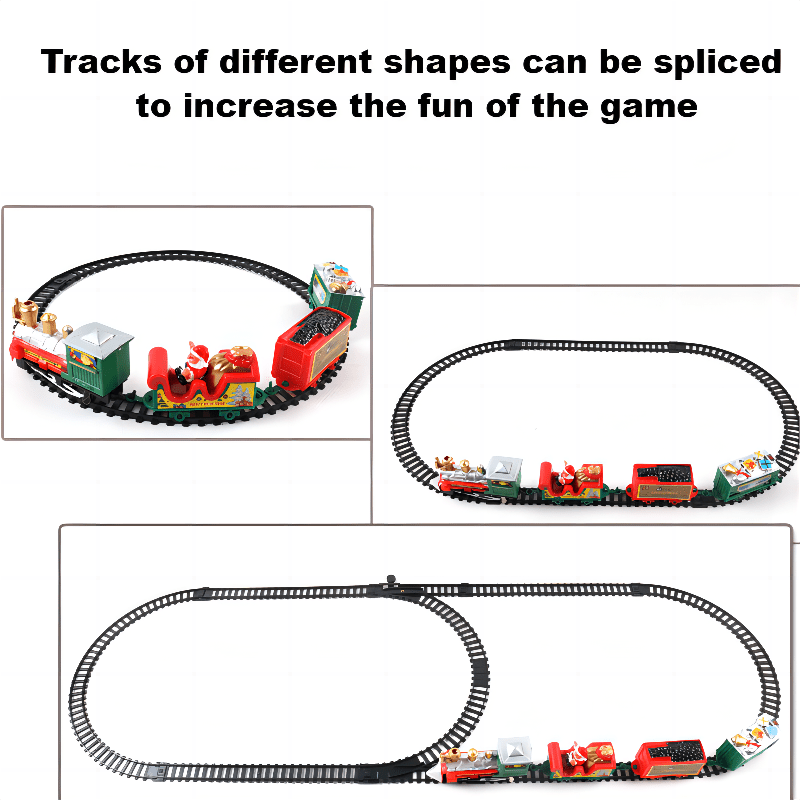 Christmas Electric Rail Car Toy Simulation Mini Train Temu