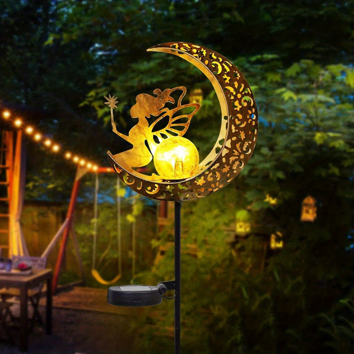 Solar Moon Garden Light Waterproof Led Glass Ball Outdoor Decoration For  Patio, Path, Lawn  More! Temu Canada