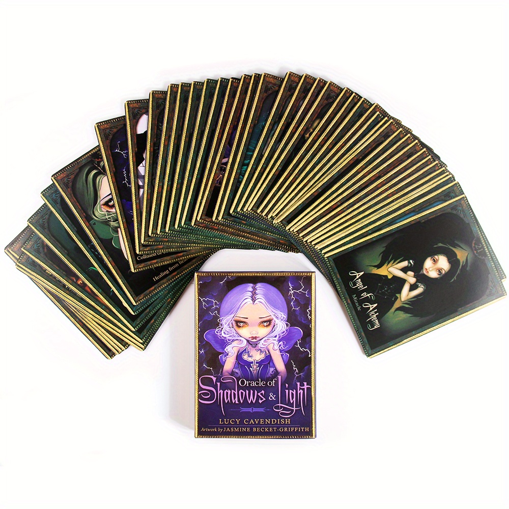 Baraja de oráculo mágico, Tarot, entretenimiento, familia, amigos, fiestas,  juego de mesa, 45 cartas Fivean unisex