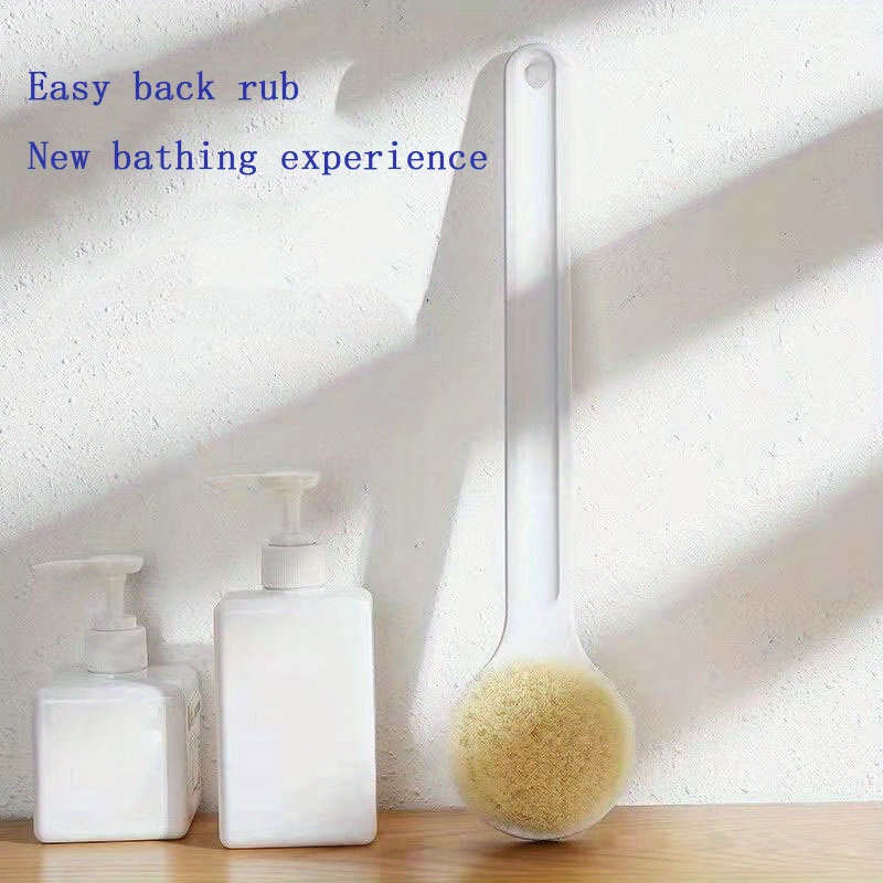1pc bath brush rub   not beg people long handle bath brush scrub bath bath rub back exfoliating artifact Product details 5